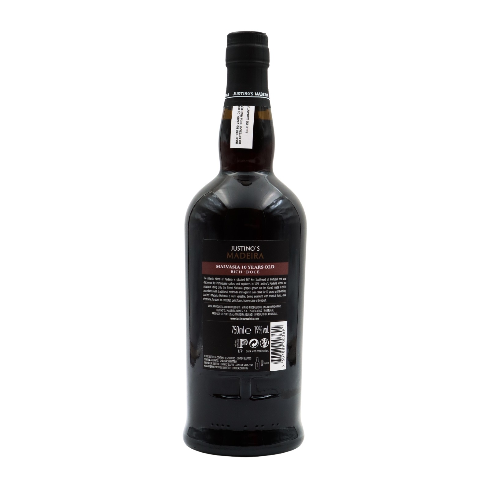 Justinos 10 years Malmsey Madeira