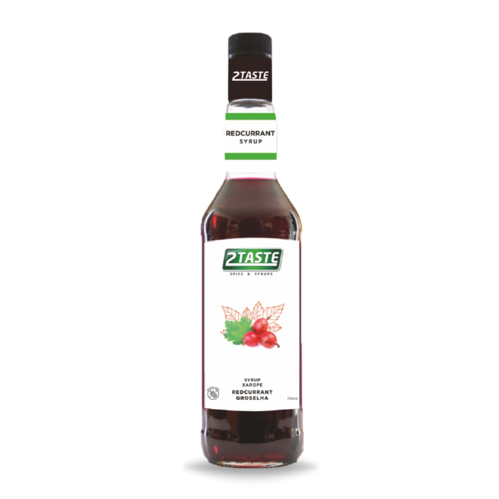 2Taste Jarabe de grosellas rojas