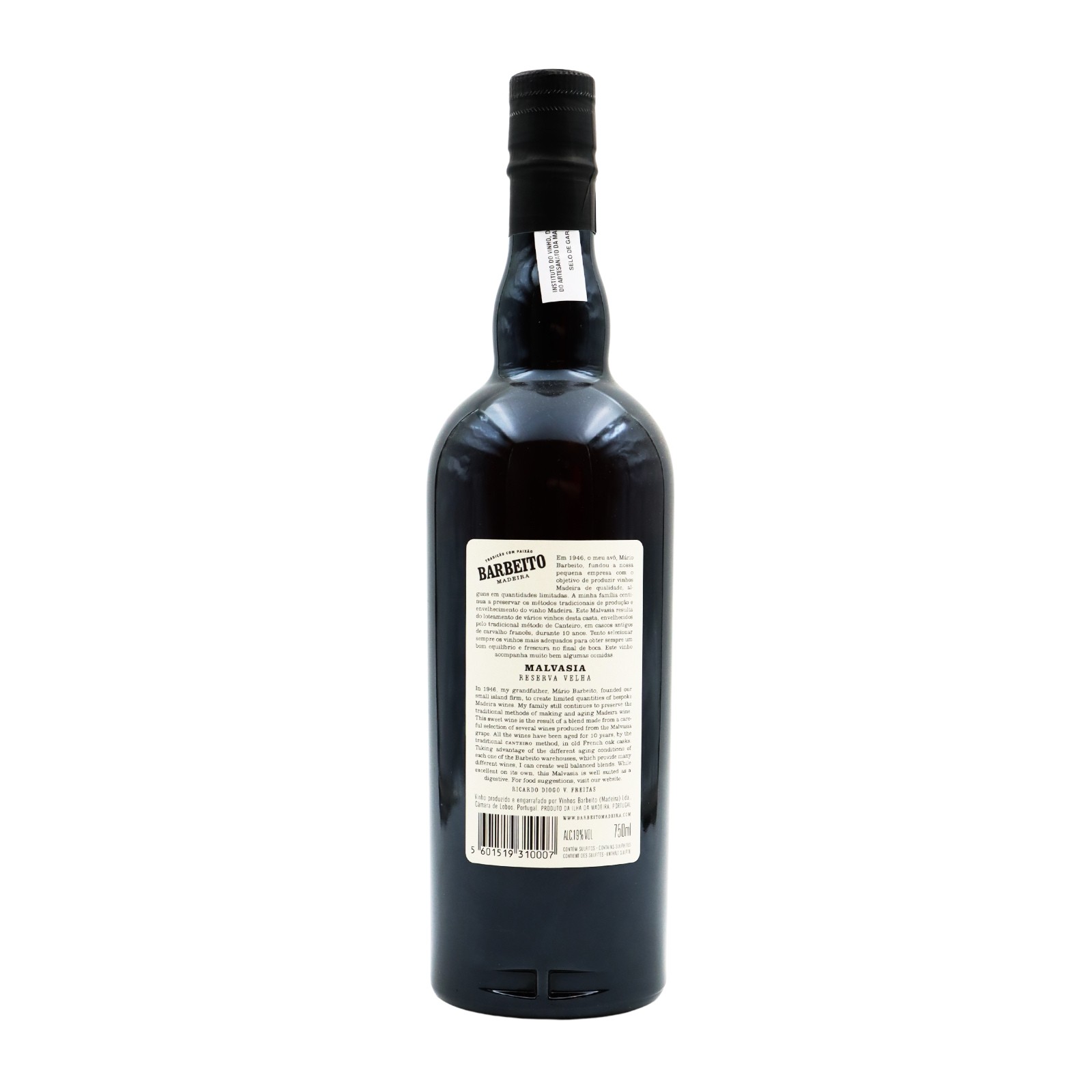 Barbeito Malvasia 10 years Madeira