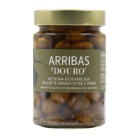 Arribas do Douro Azeitonas Verdes Descaroçadas em Azeite Virgem Extra e Ervas
