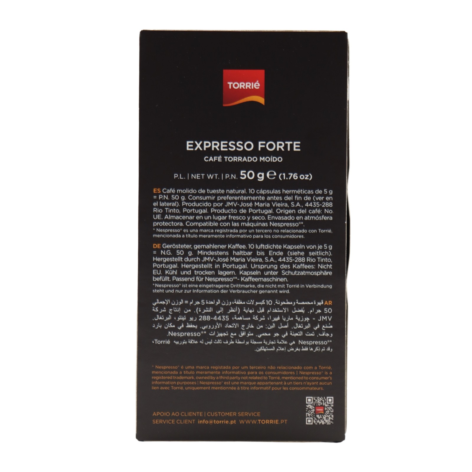 Torrié Expresso Strong Aluminum Capsule Nespresso Compatible 10 units