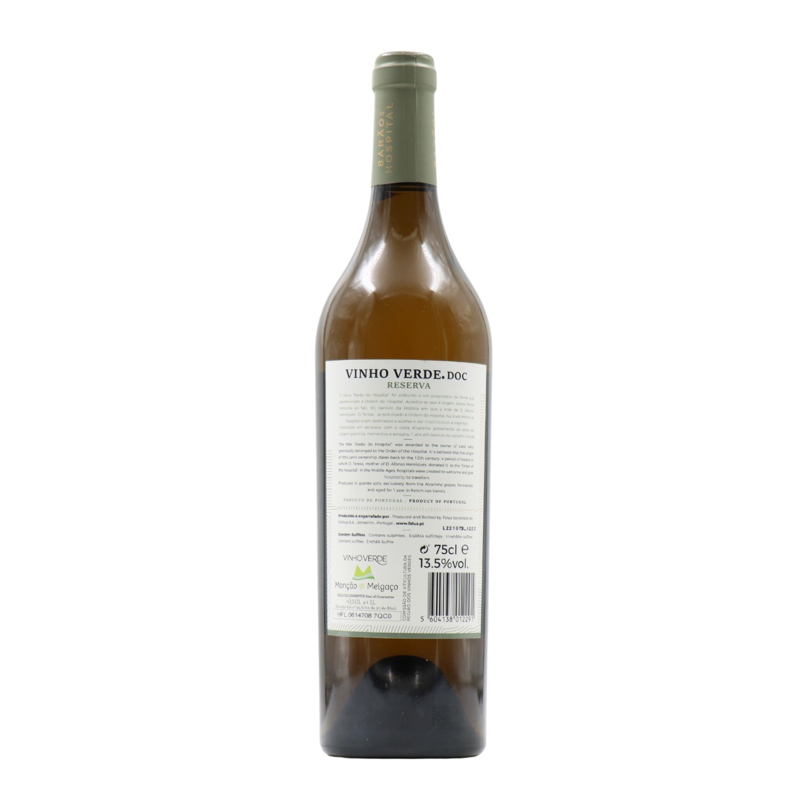 Barão do Hospital Alvarinho Reserva Blanco 2020
