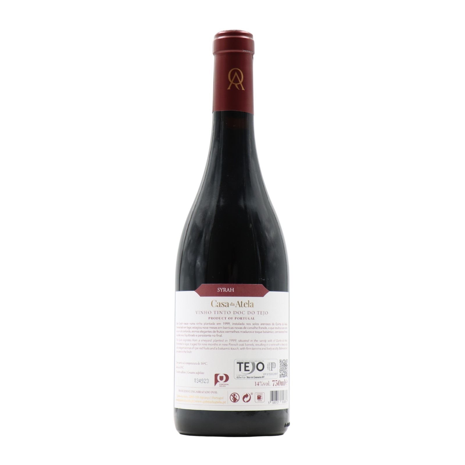 Casa da Atela Syrah Rouge 2021