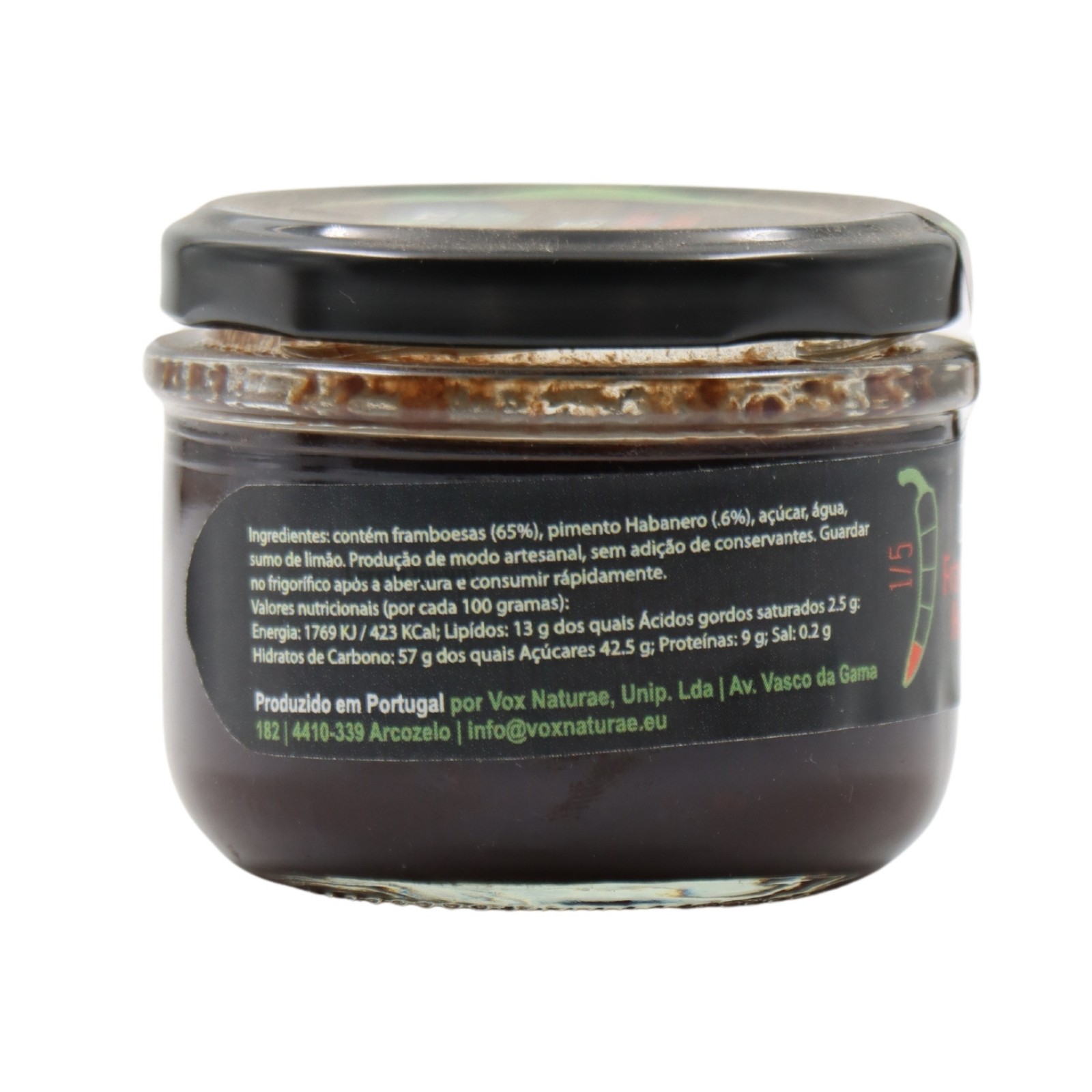 Vox Naturae Raspberry and Habanero Jam