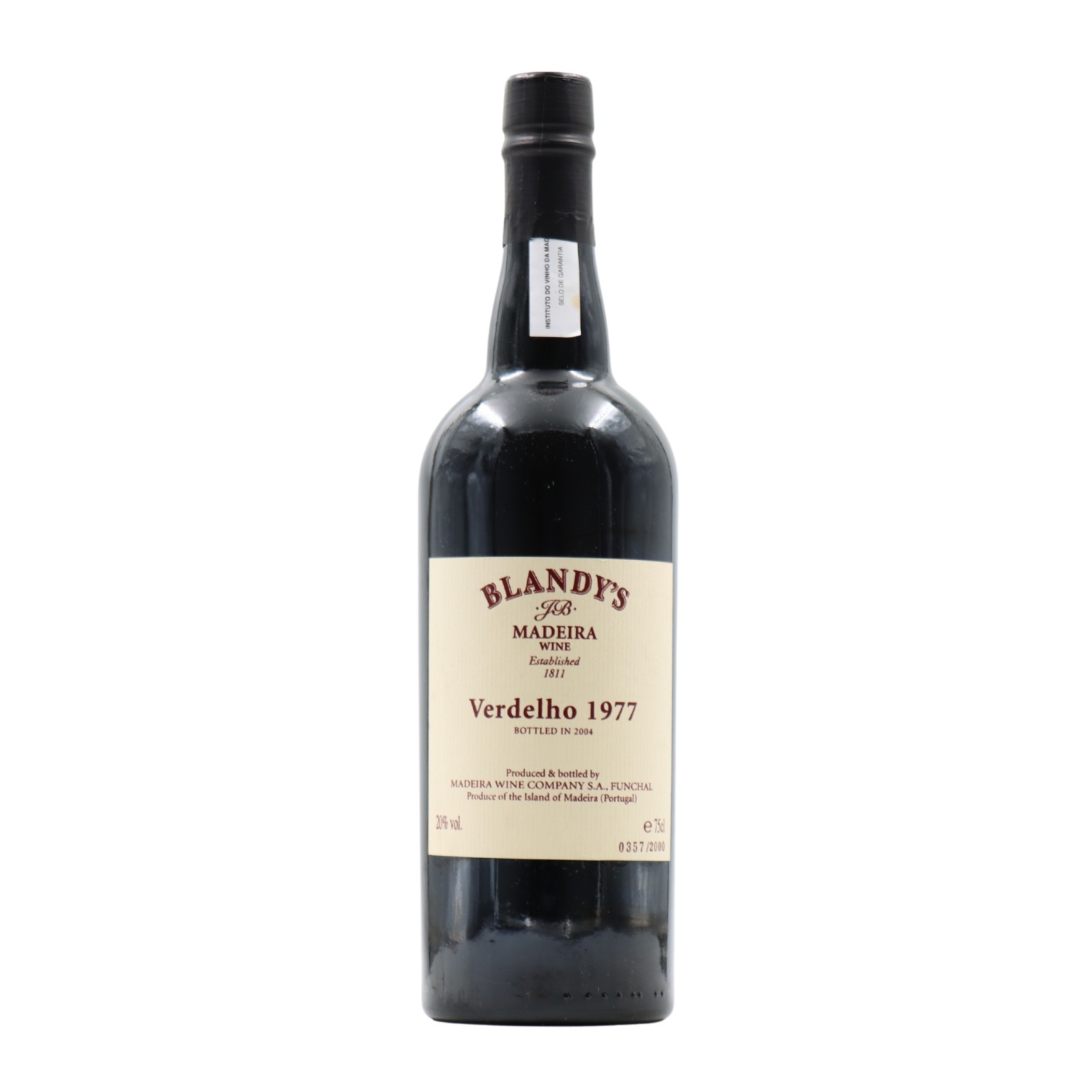 Blandys Verdelho Vintage 1977