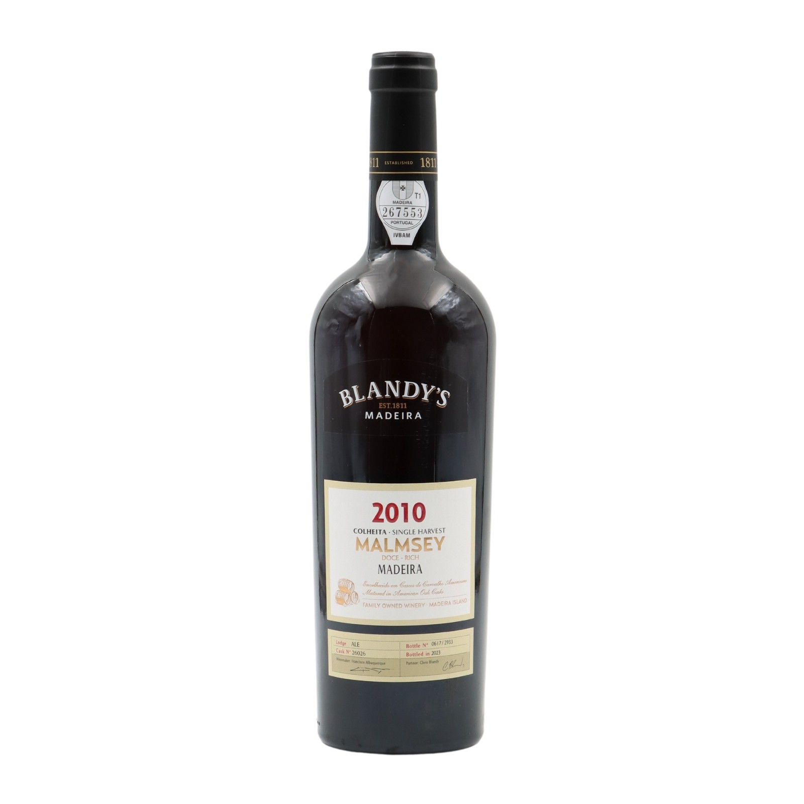 Blandys Malmsey Colheita 2010