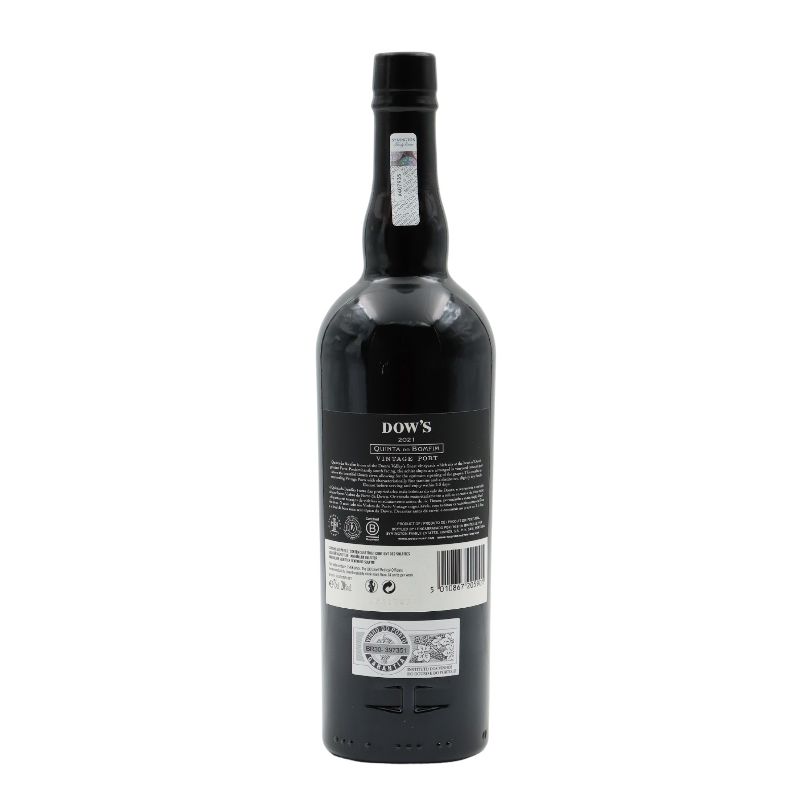 Dows Quinta do Bomfim Vintage Porto 2021