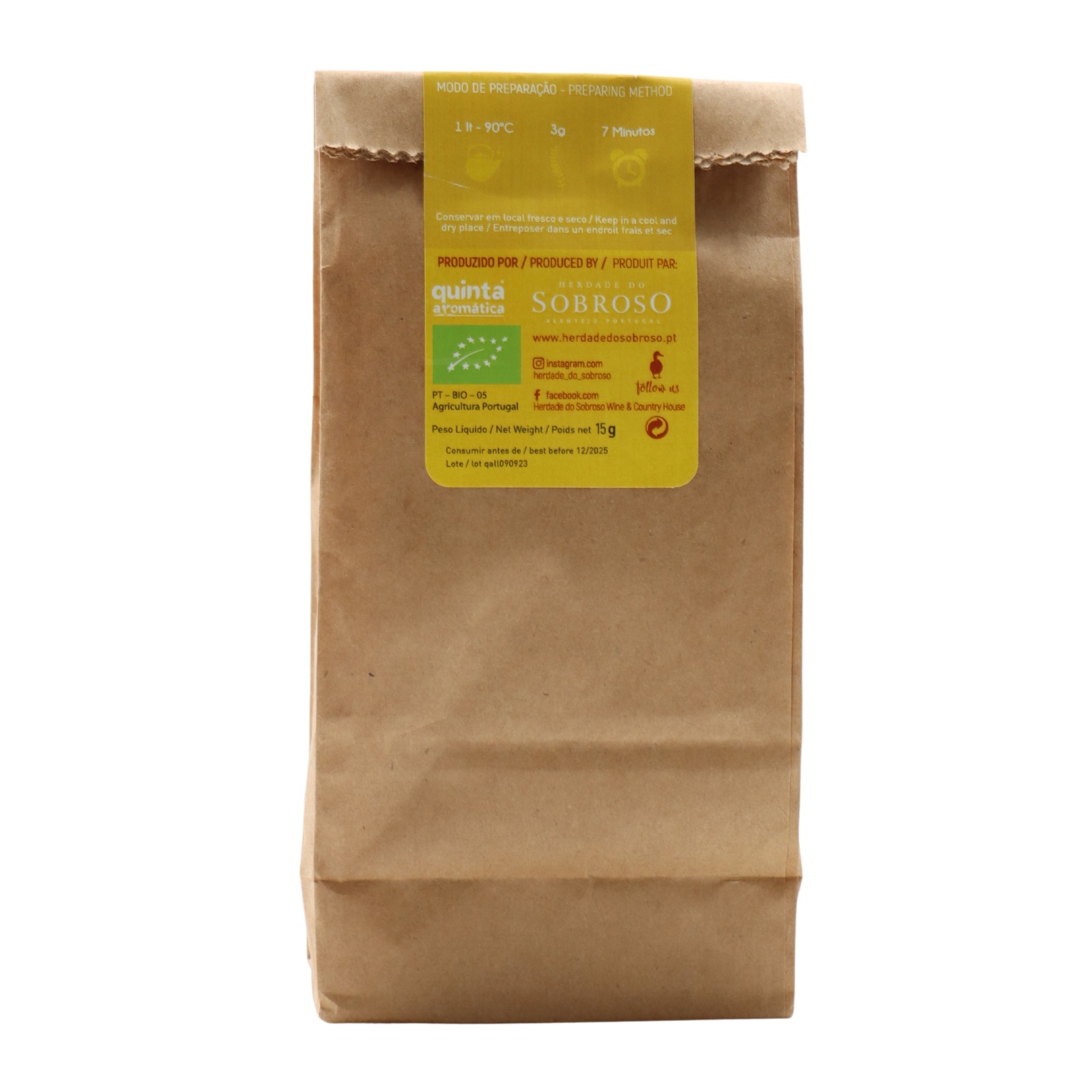 Herdade do Sobroso Infusión de verbena de limón