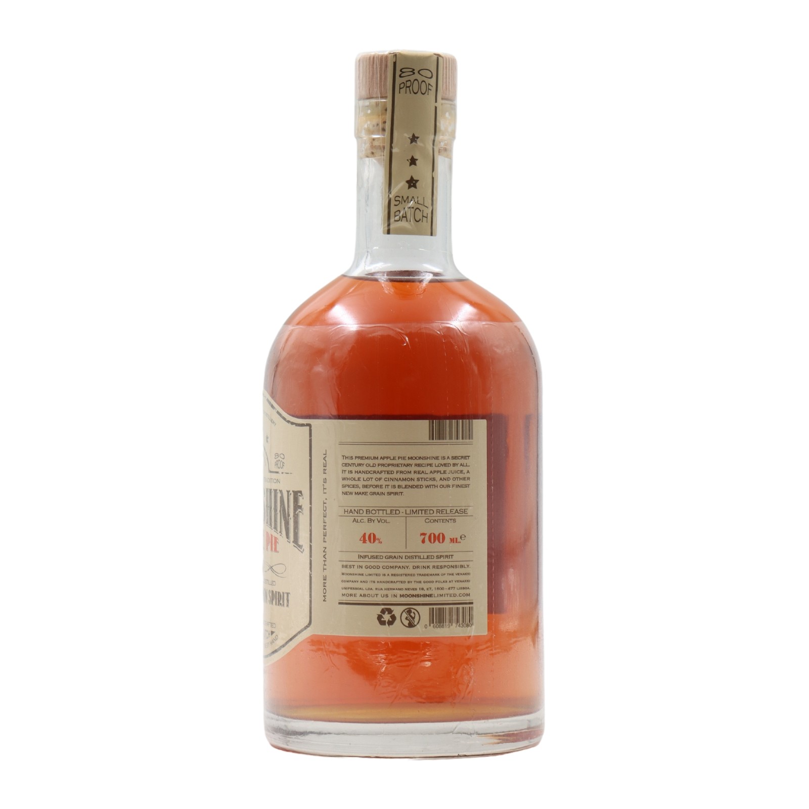 Moonshine Apple Pie Infused Grain Whisky