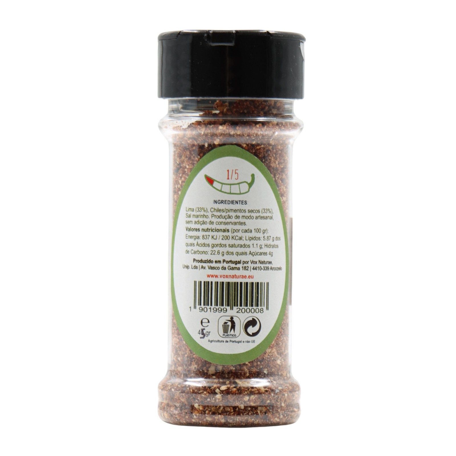 Vox Naturae Chilli e Lime Seasoning