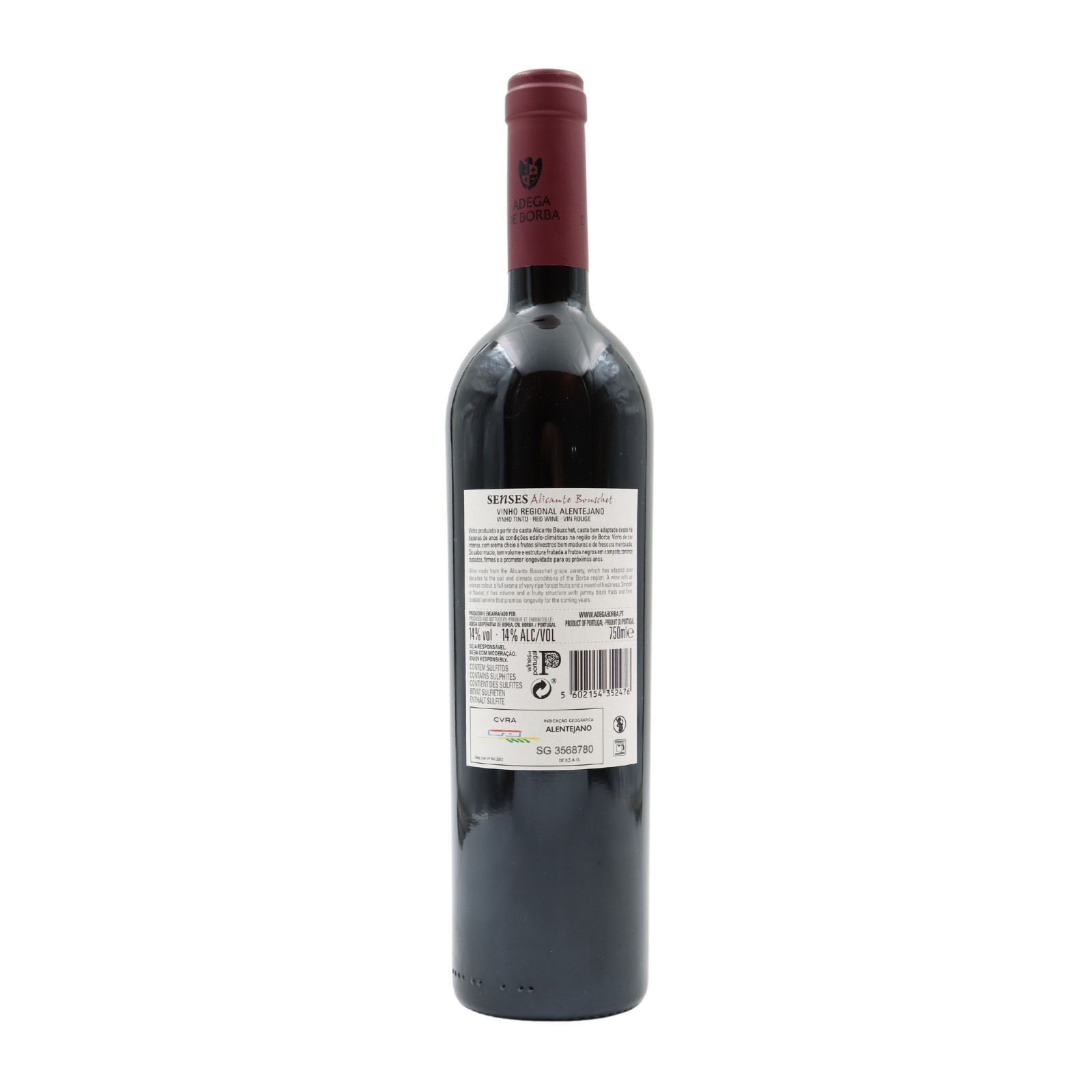 Adega de Borba Senses Alicante Bouschet Tinto 2022