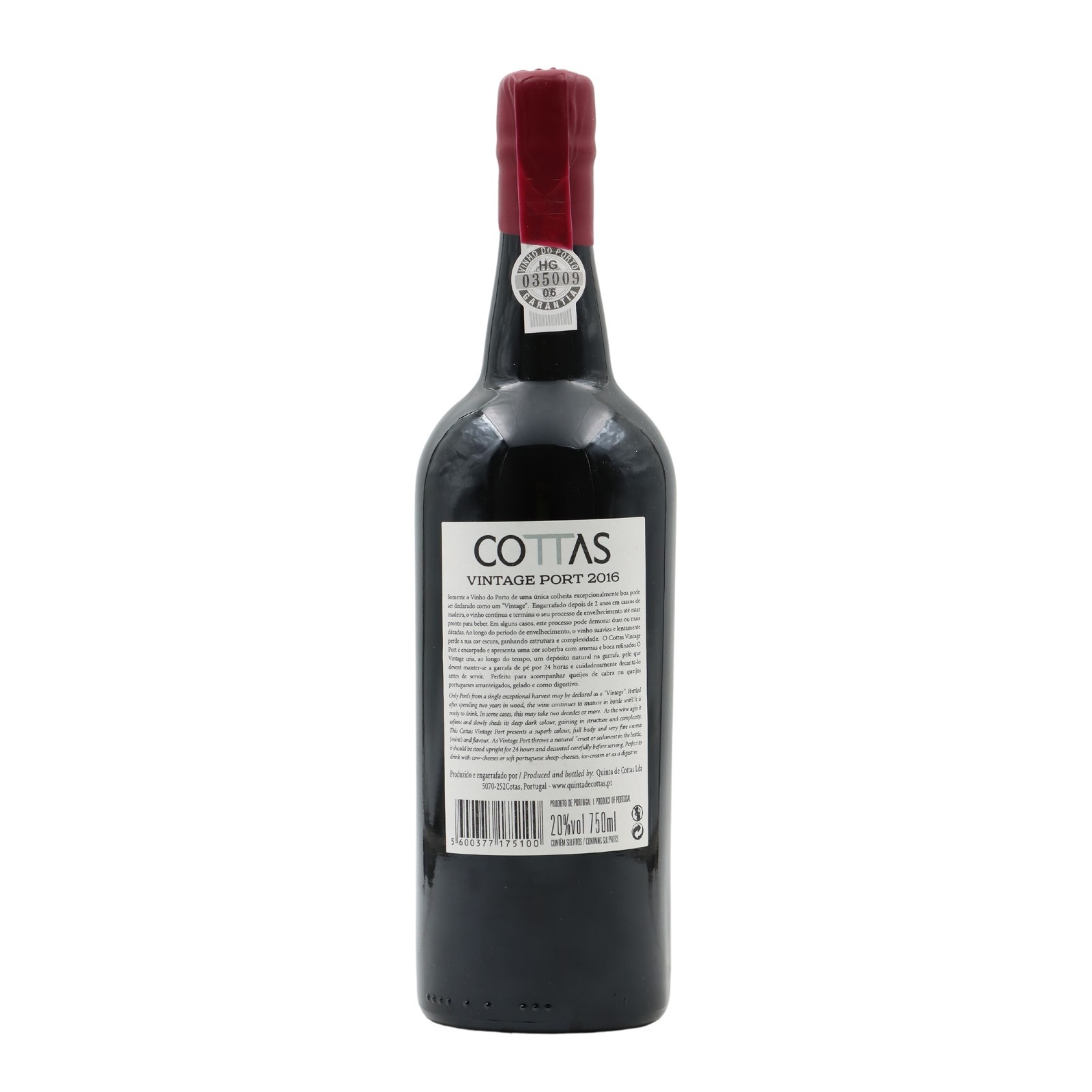 Cottas Vintage Port 2016