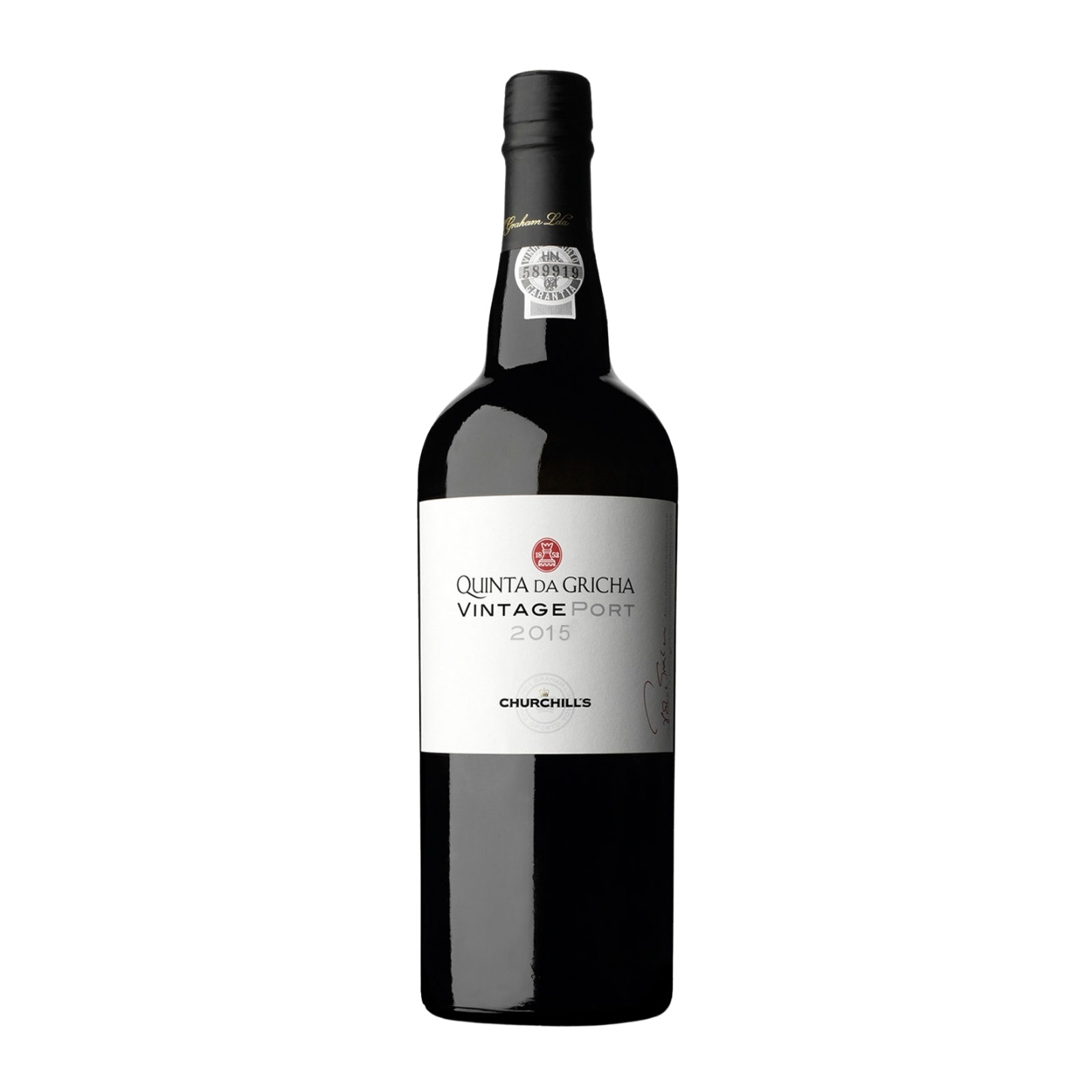 Churchills Quinta da Gricha Vintage Port 2015