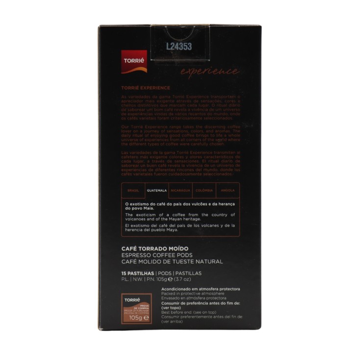Torrié Guatemala Pastilhas de Café 15 unidades