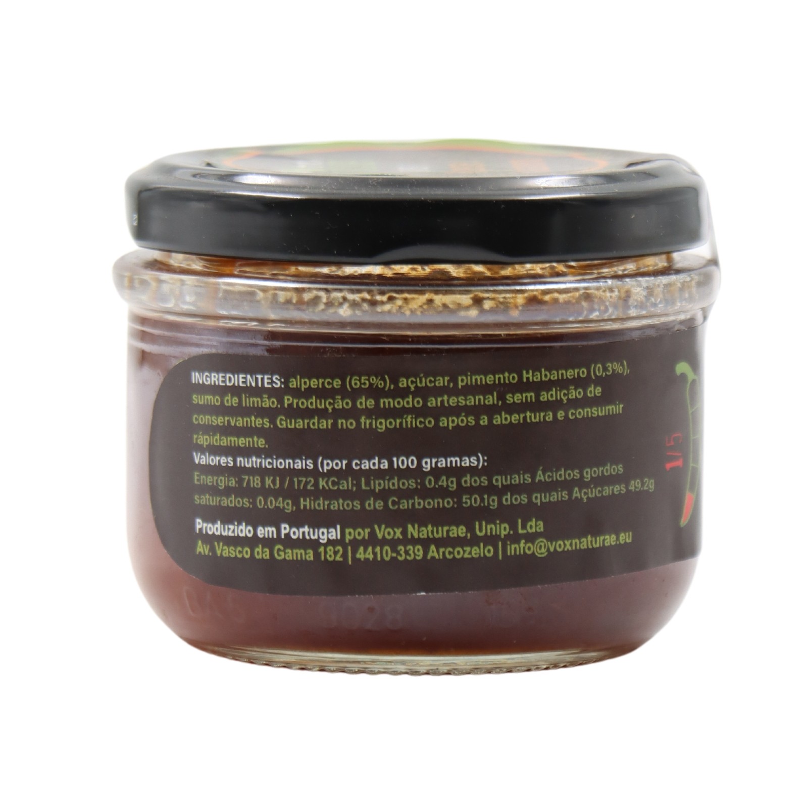 Vox Naturae Apricot and Habanero Jam