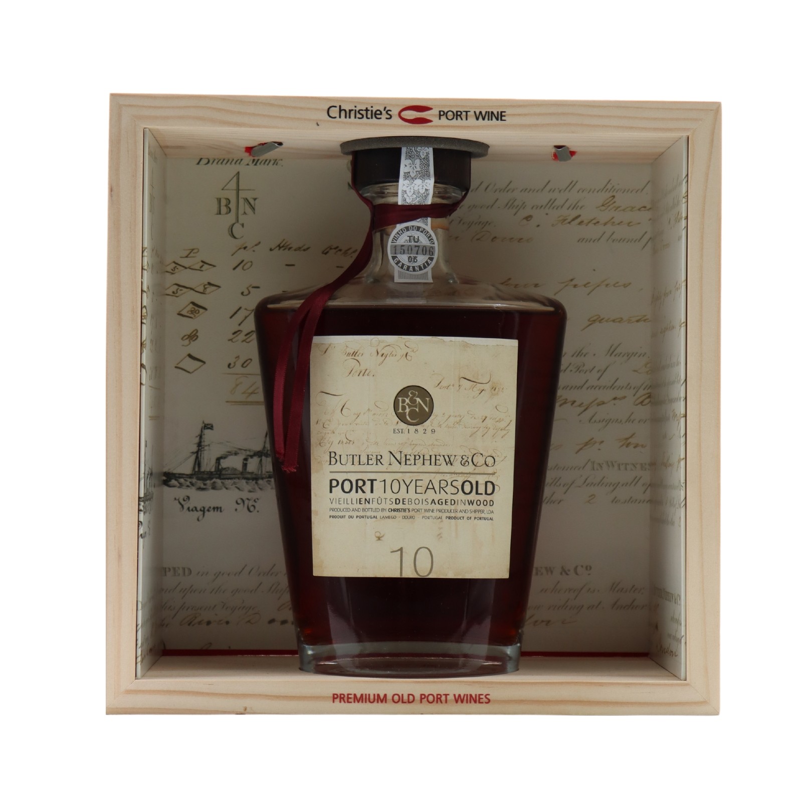 Butler Nephew 10 years Tawny Decanter Port