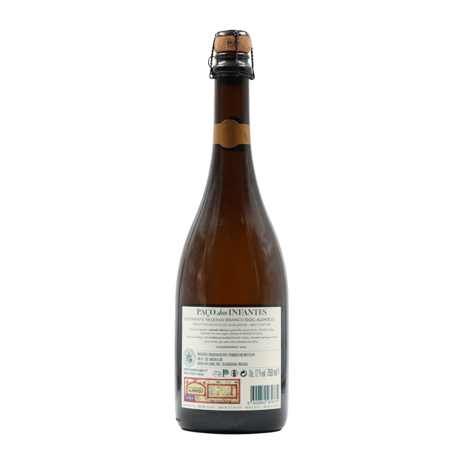 Paço dos Infantes Branco Reserva Bruto Espumante 2020