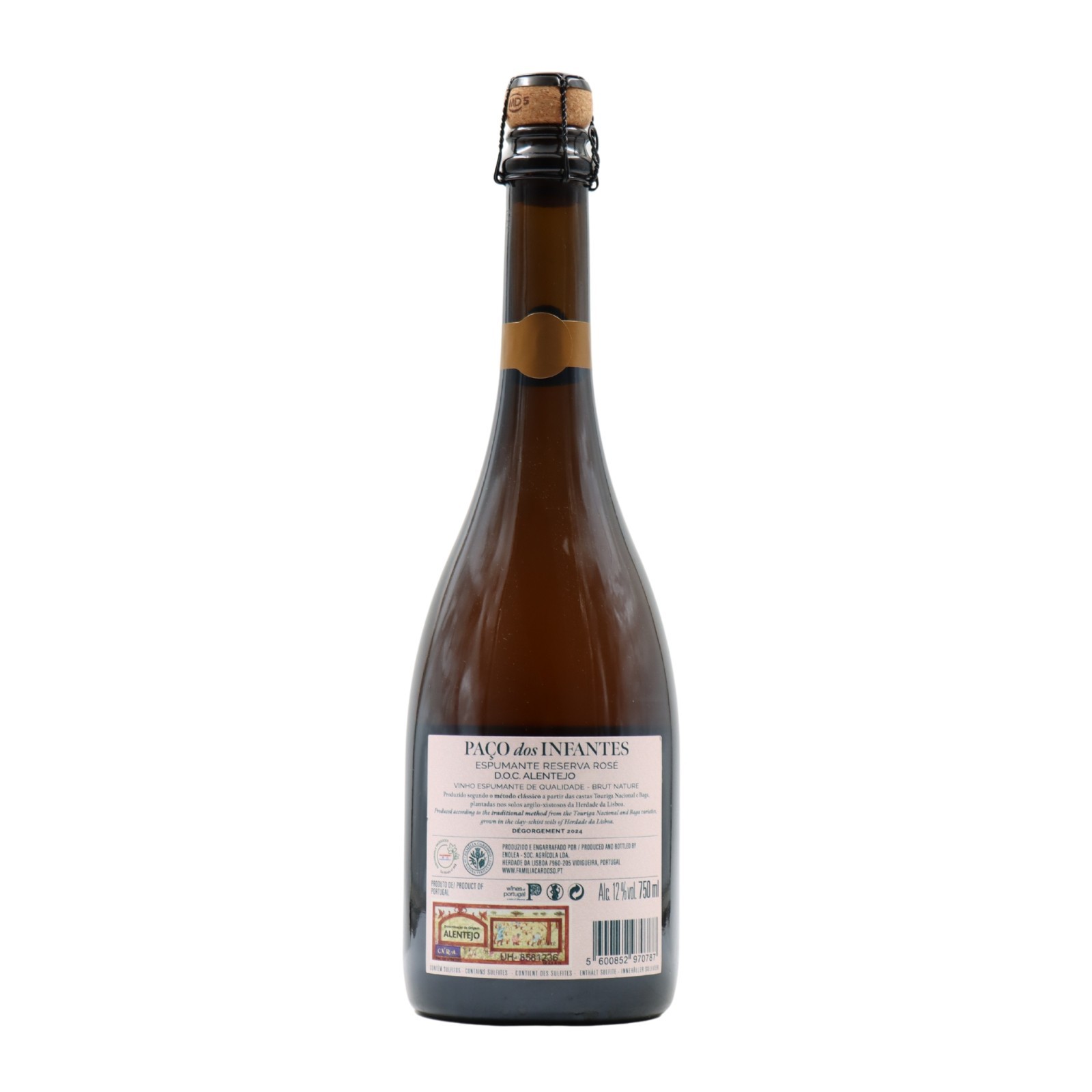 Paço dos Infantes Rosé Réserve Brut Pétillant 2020