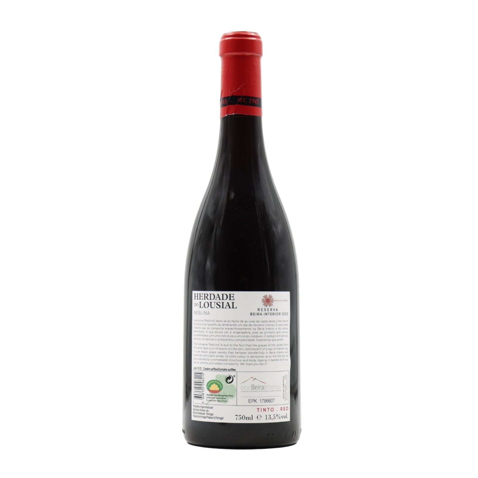 Herdade do Lousial Neblina Reserve Rot 2021