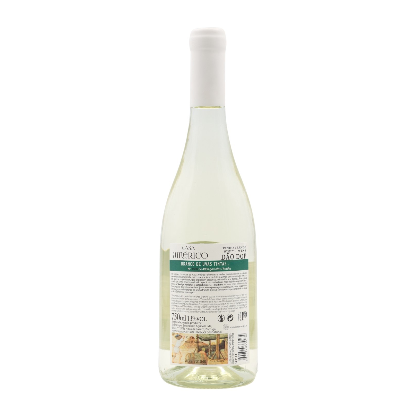 Casa Américo Branco de Uvas Tintas Bianco 2022