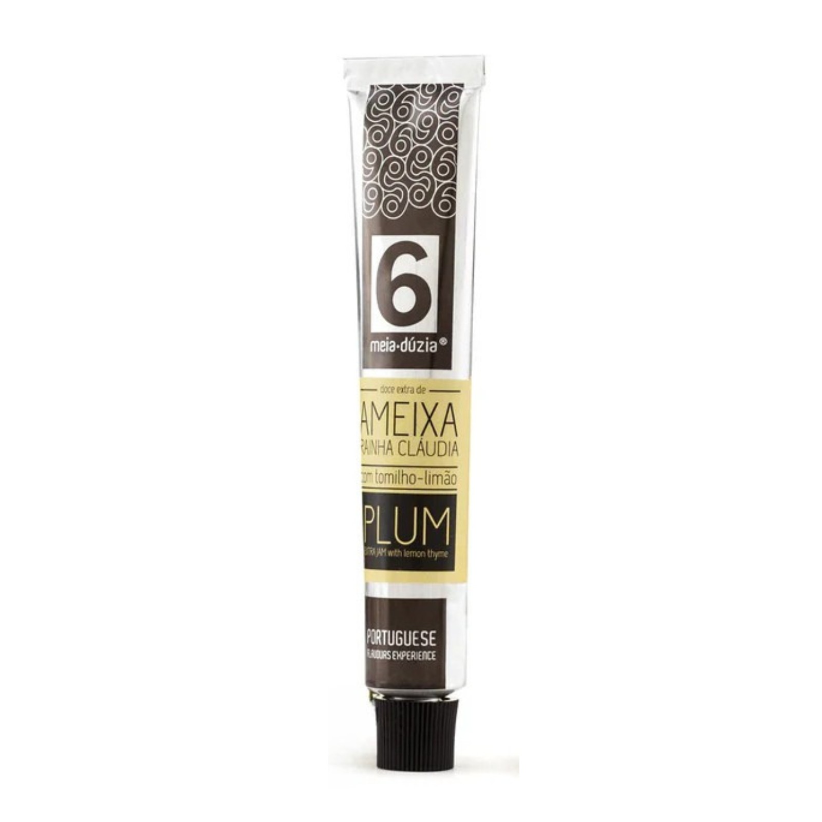 Meia-Dúzia Prugna Rainha Cláudia con marmellata di timo e limone