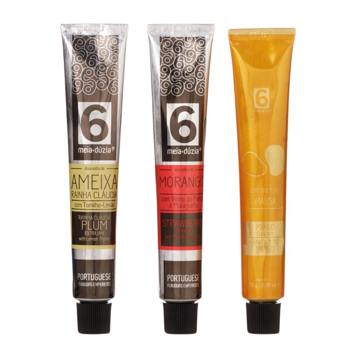 Meia-Dúzia Pack 3 Jams & Chutney Ideal for Fish & Sushi