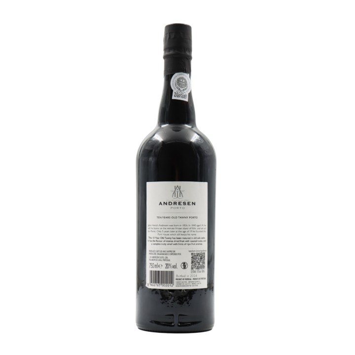 J H Andresen Century 10 years Port