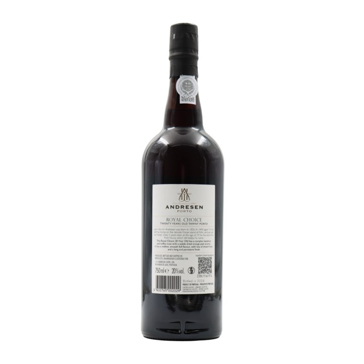 J H Andresen Century Royal Choice 20 jahre Portwein