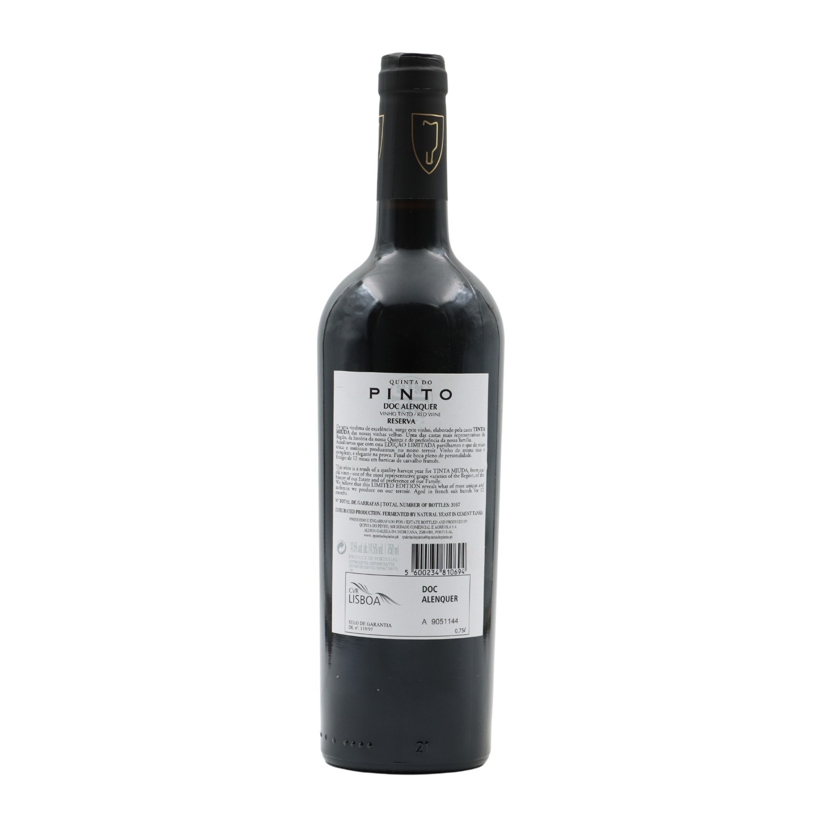 Quinta do Pinto Limited Edition Tinta Miúda Rouge 2017