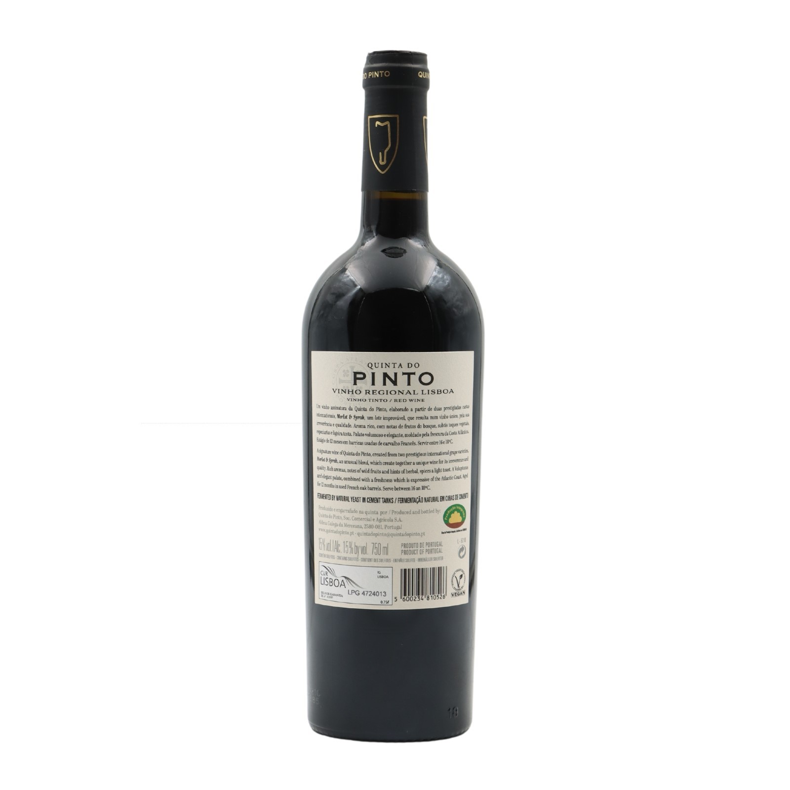 Quinta do Pinto Merlot Syrah Rouge 2021