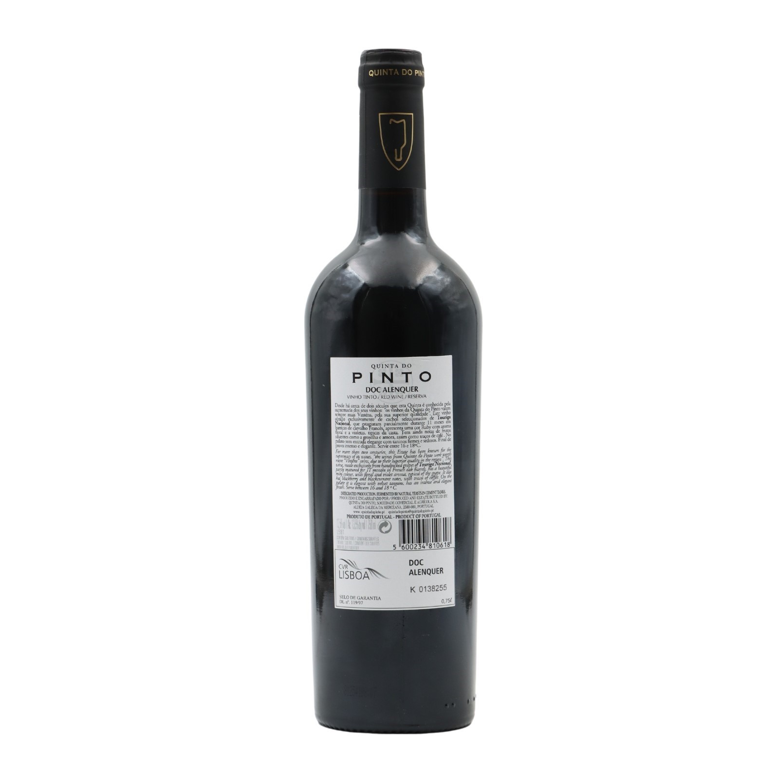 Quinta do Pinto Touriga Nacional Reserve Red 2017