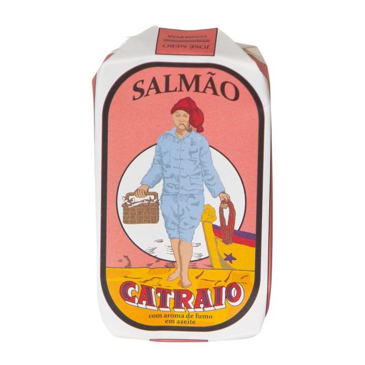 Catraio Salmon in Olive Oil with Smoke Aroma