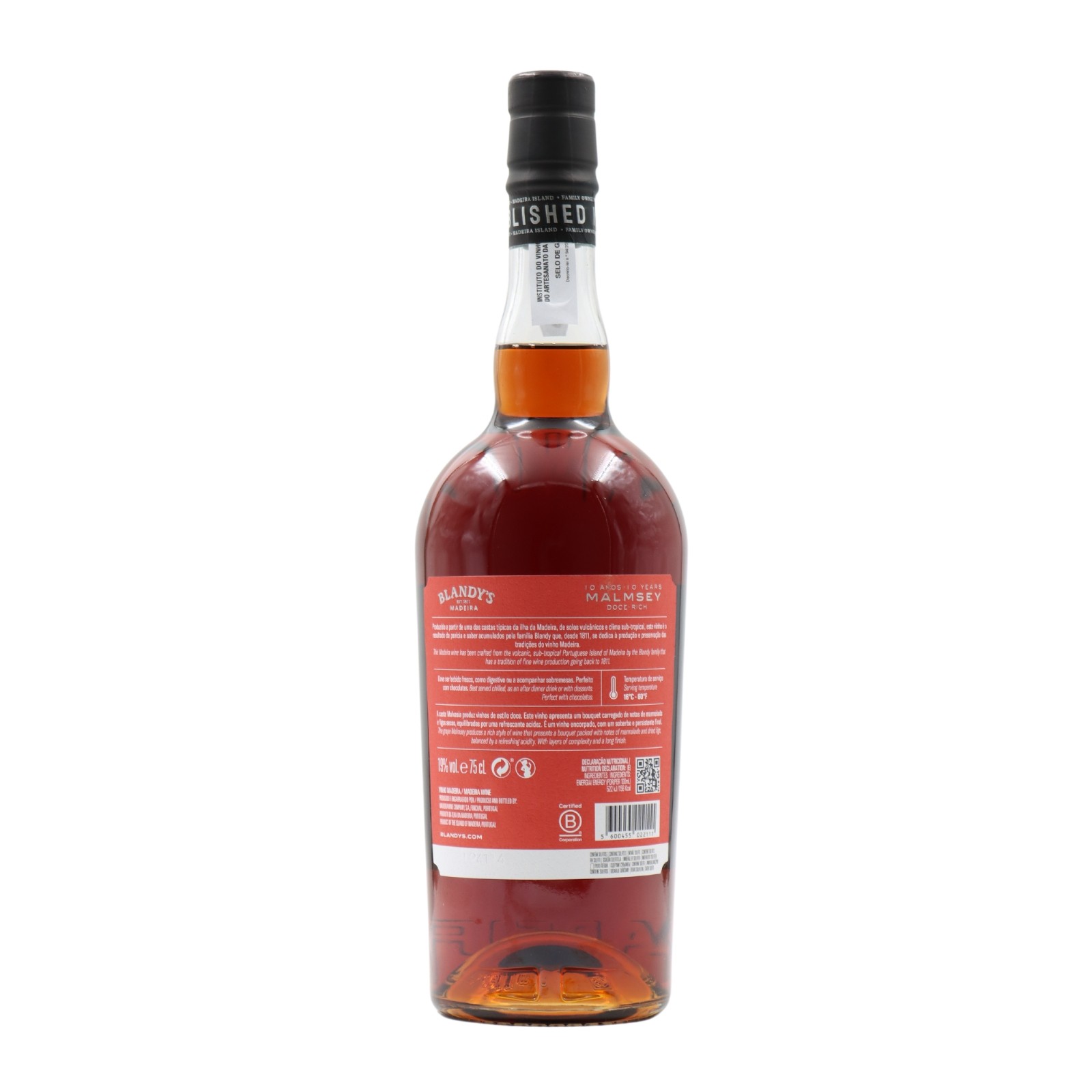 Blandys 10 años Malmsey Madeira