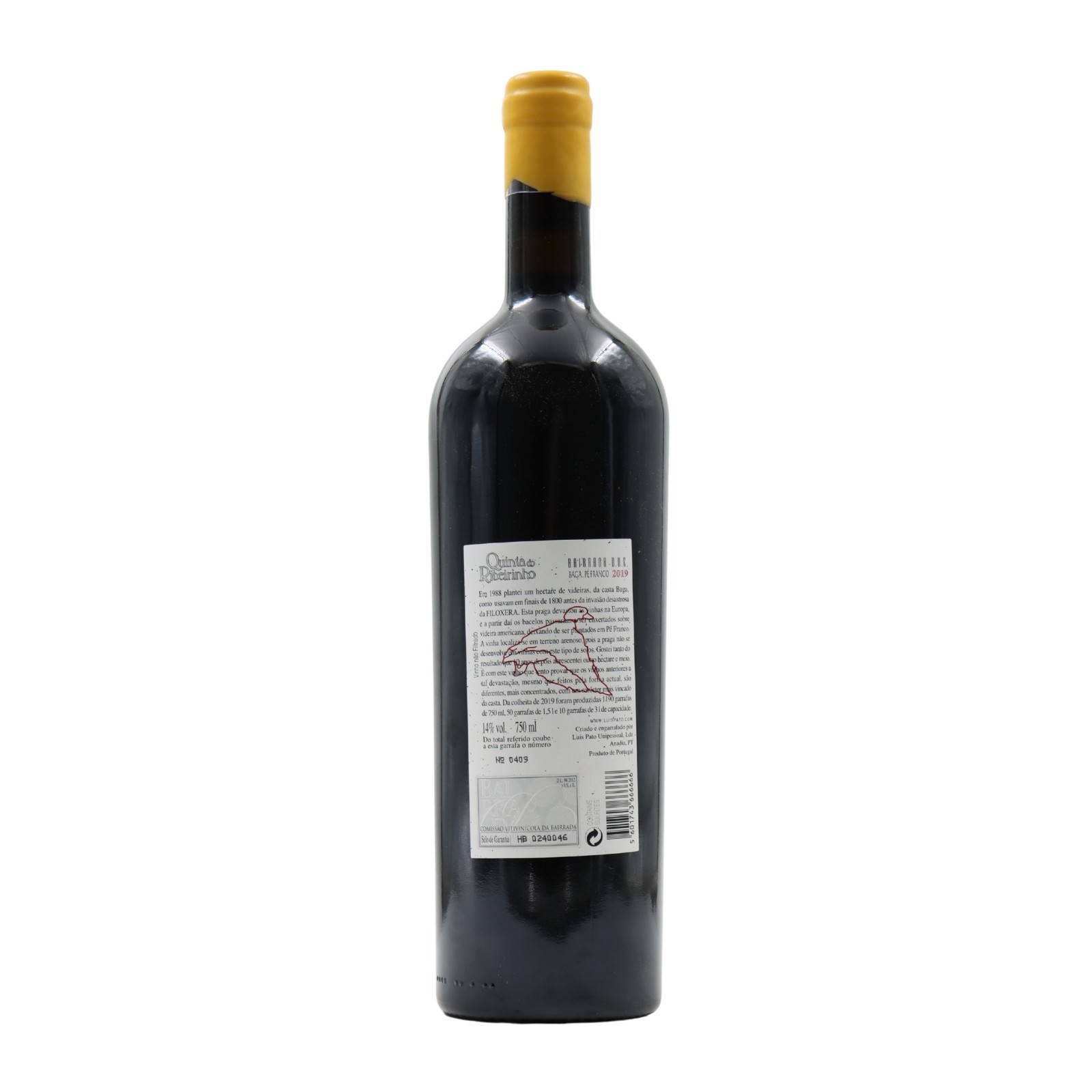Luis Pato Quinta do Ribeirinho Pé Franco Rot 2019