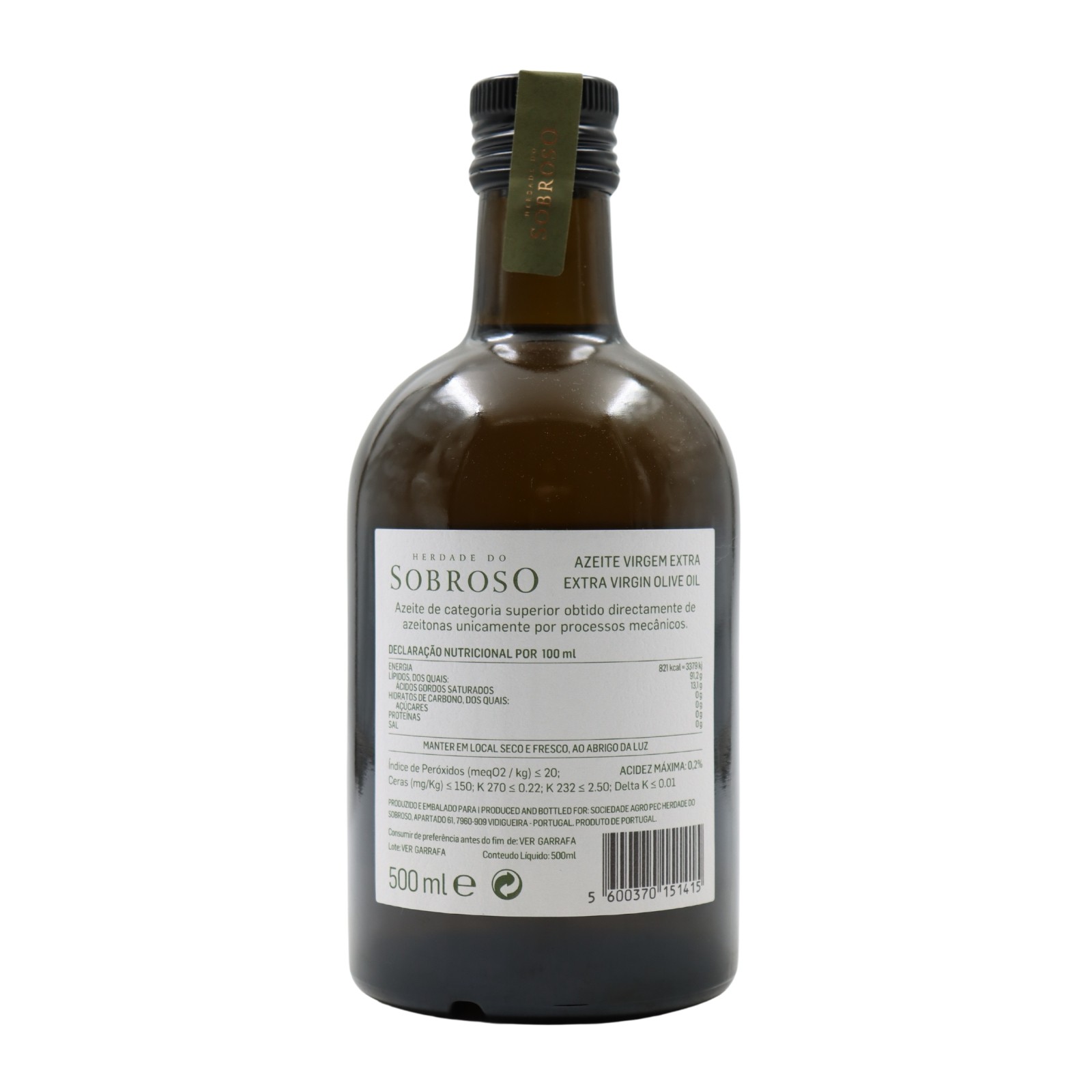 Herdade do Sobroso Premium Extra Natives Olivenöl