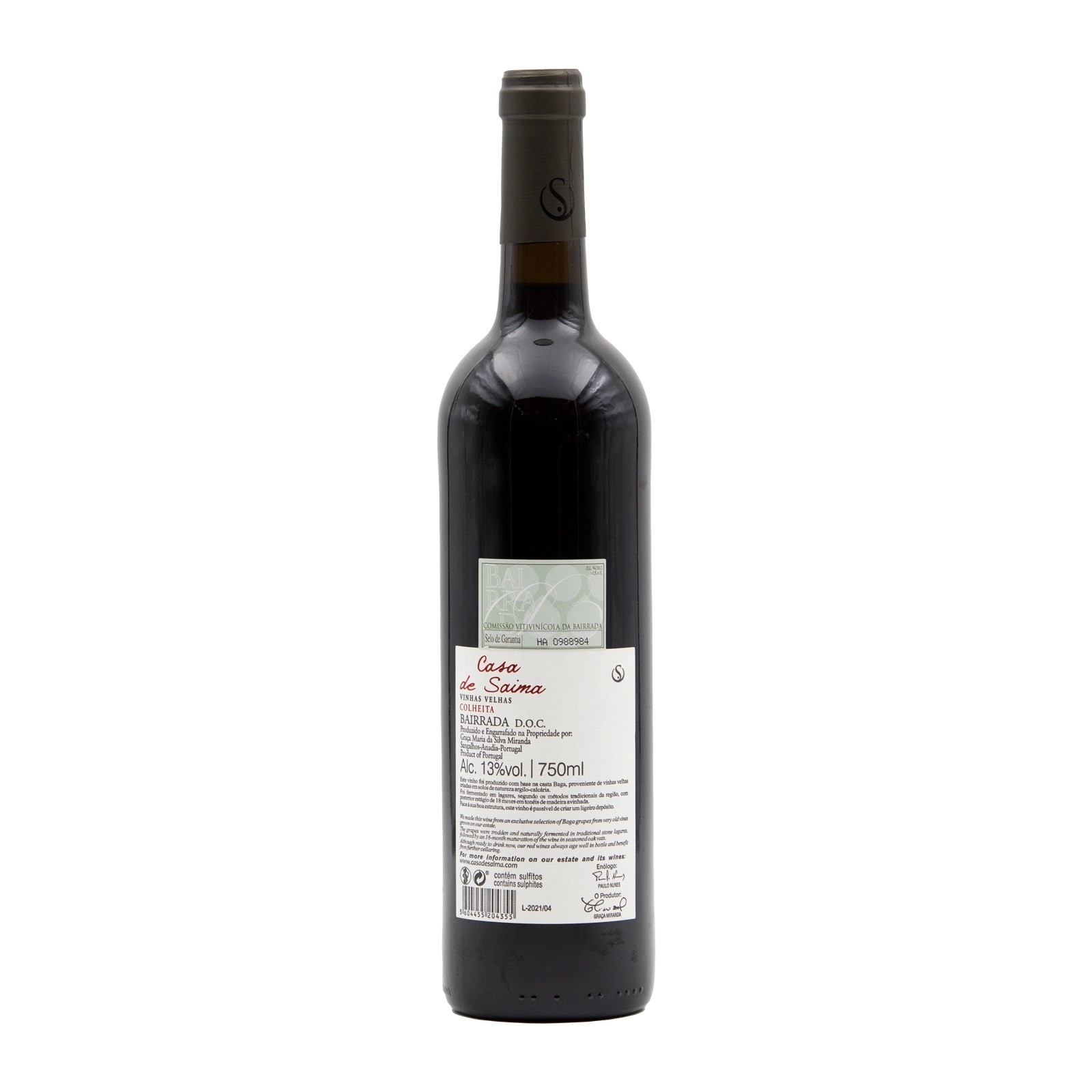 Casa de Saima Vinhas Velhas Tinto 2018