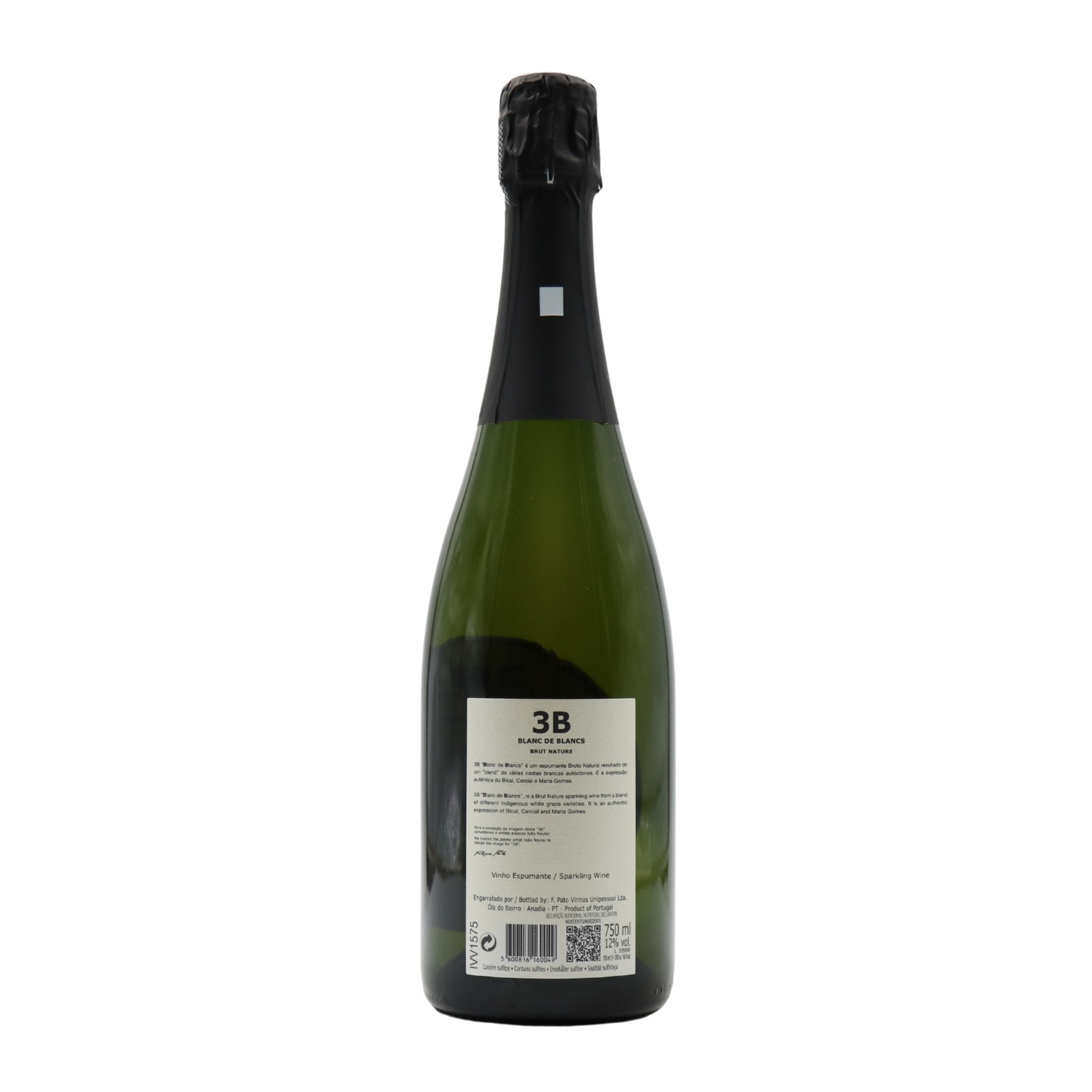 Filipa Pato 3B Blanc De Blancs Extra Brut Sparkling