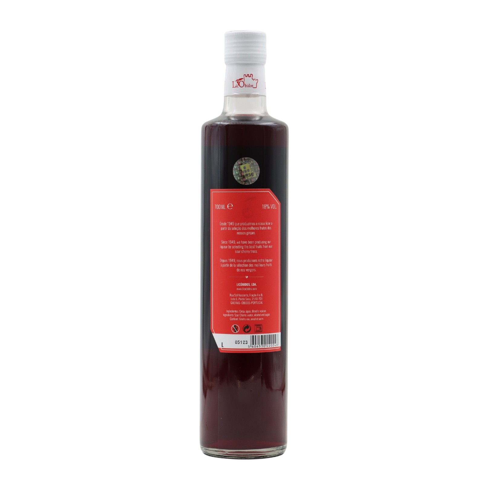 Mariquinhas Ginja without fruit 700ml