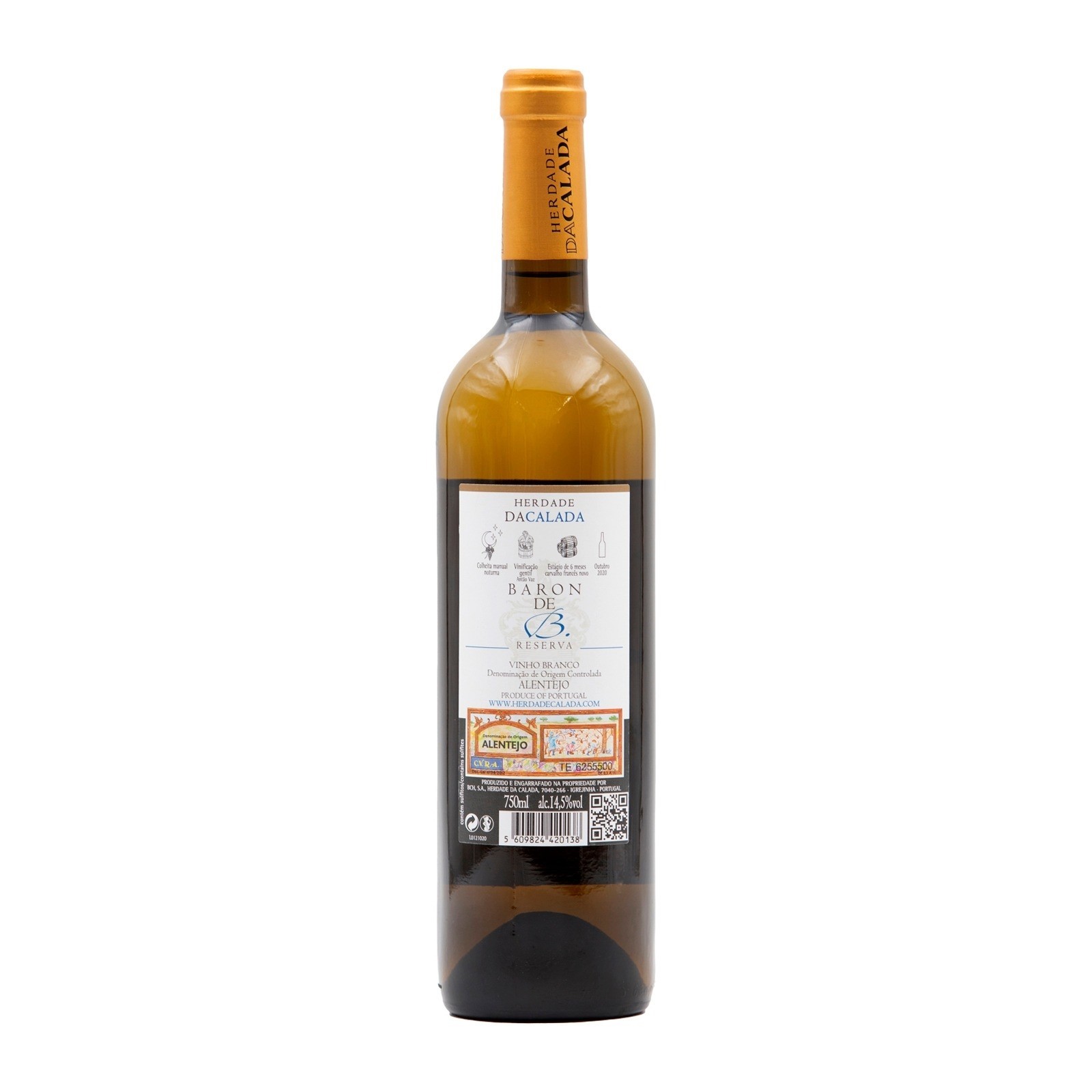 Herdade da Calada Baron de B White 2021