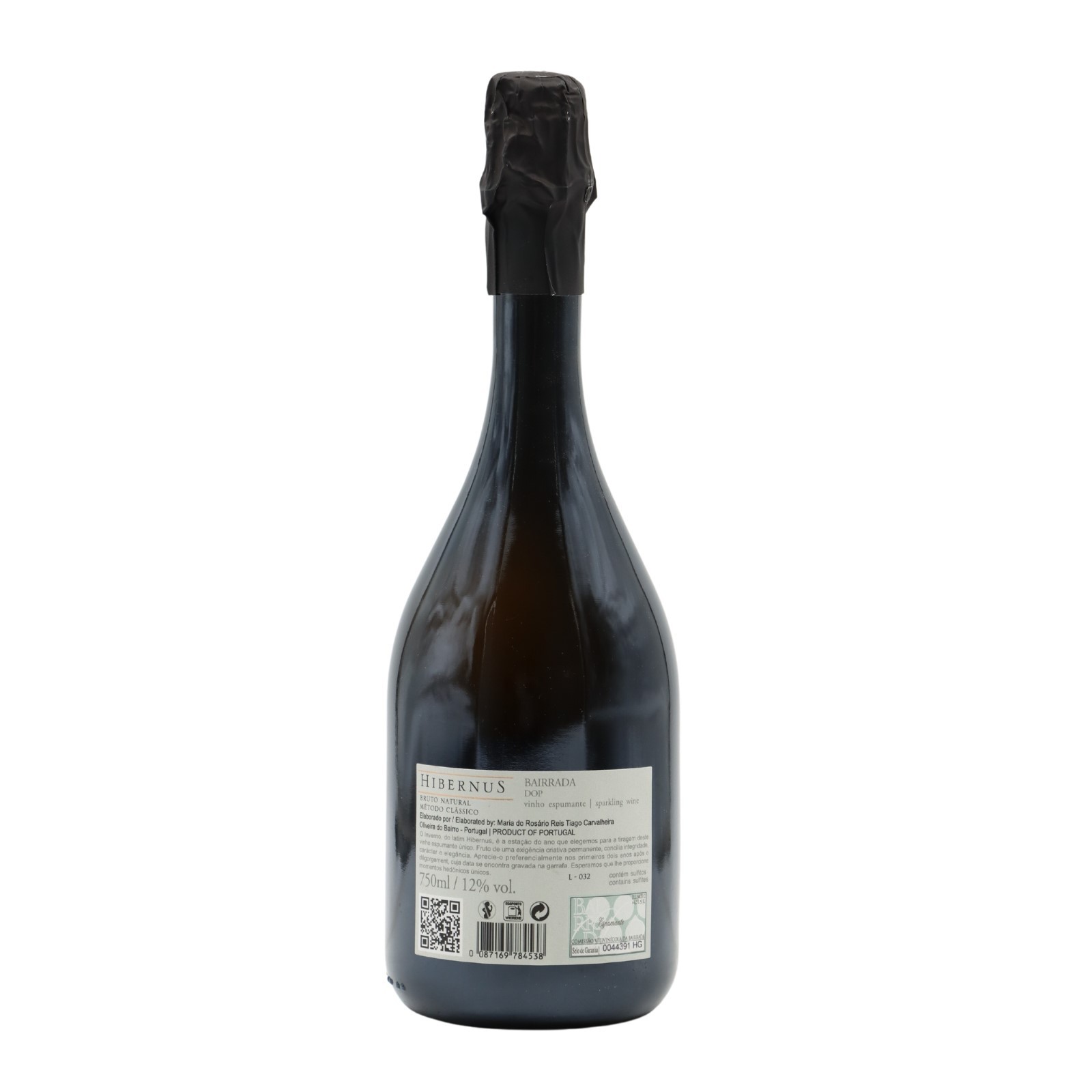Carvalheira Hibernus Grand Cuvée Brut Nature Sparkling 2018