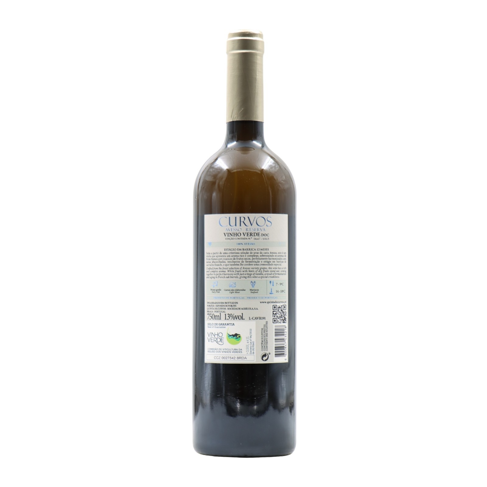 Curvos Avesso Réserve Blanc 2019
