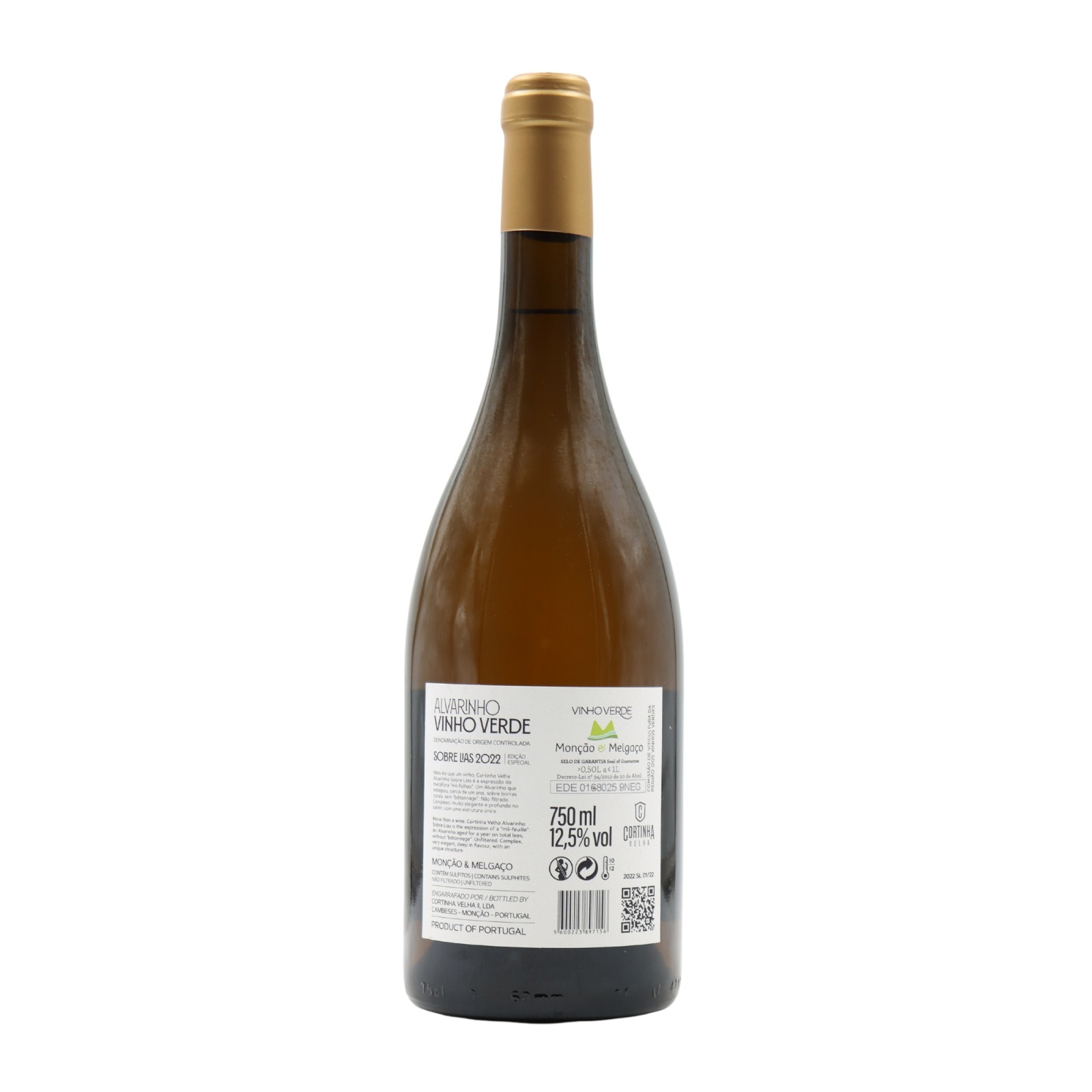 Cortinha Velha Alvarinho Sur Lies White 2022