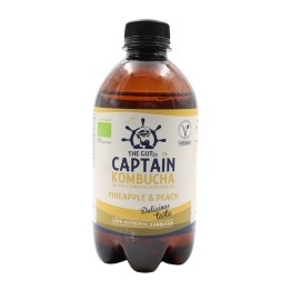 Captain Kombucha Pineapple & Peach 400ml