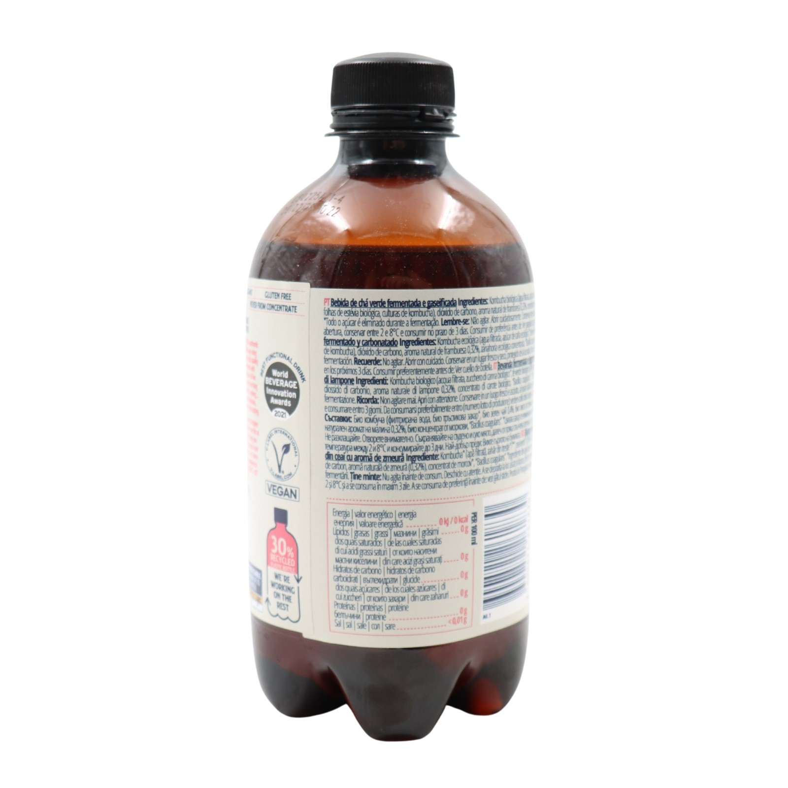 Captain Kombucha Zero Raspberry 400ml
