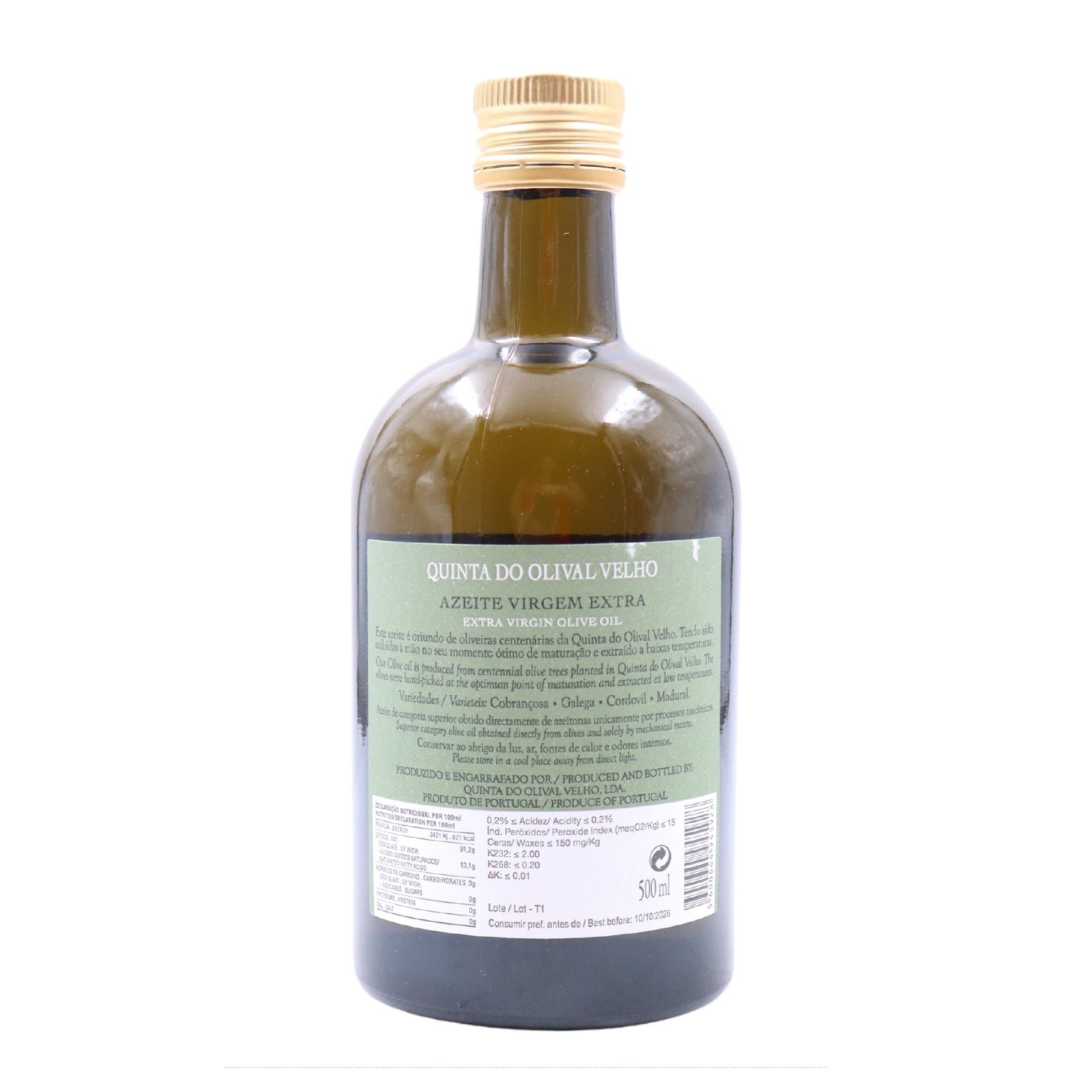 Quinta do Olival Velho Huile d'Olive Extra Vierge