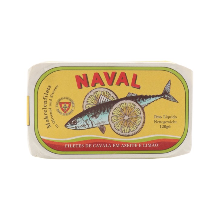 Naval Filets de maquereau à l'huile d'olive et au citron