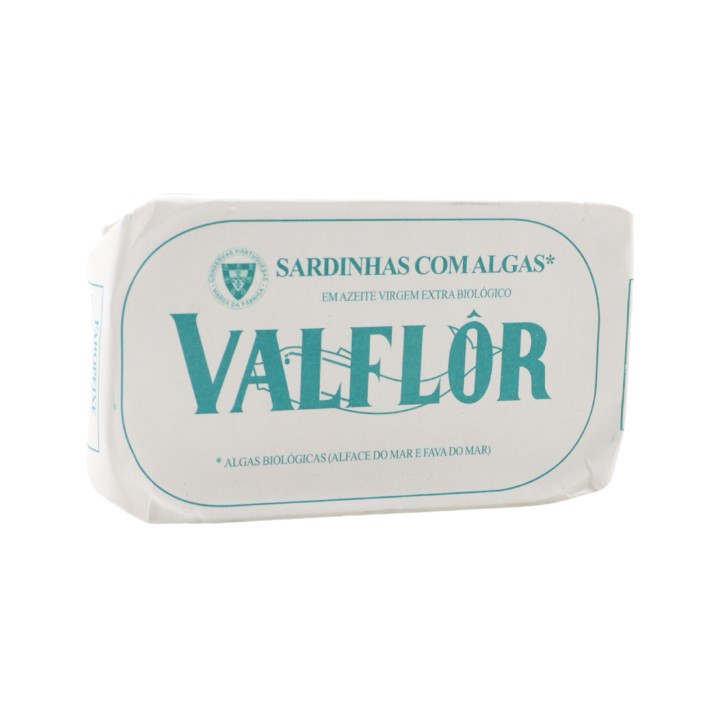 Valflor Sardines in Organic olive Oil with Seaweed