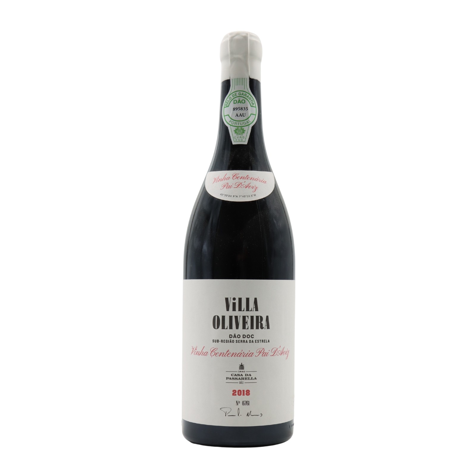 Casa da Passarella Vinha Centenária Pai D'Aviz Rosso 2018