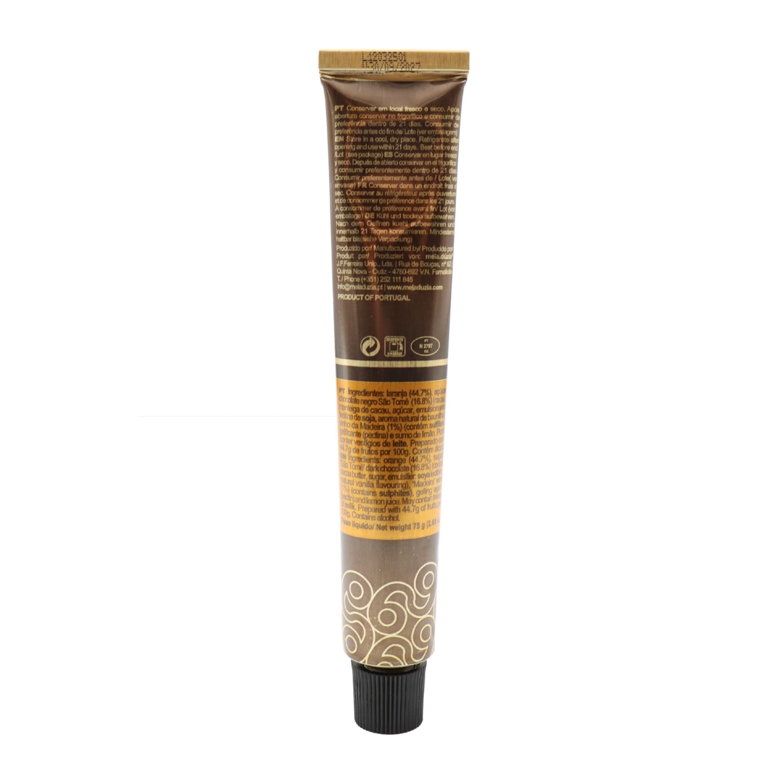 Meia-Dúzia São Tomé Dark Chocolate Cream with Orange