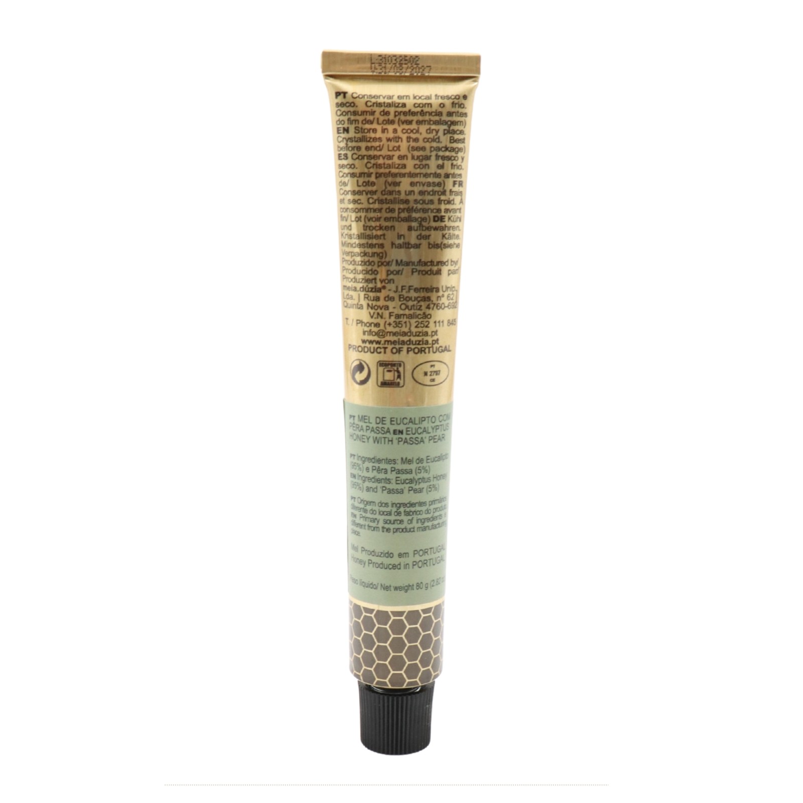 Meia-Dúzia Eucalyptus Honey with Dried Pear